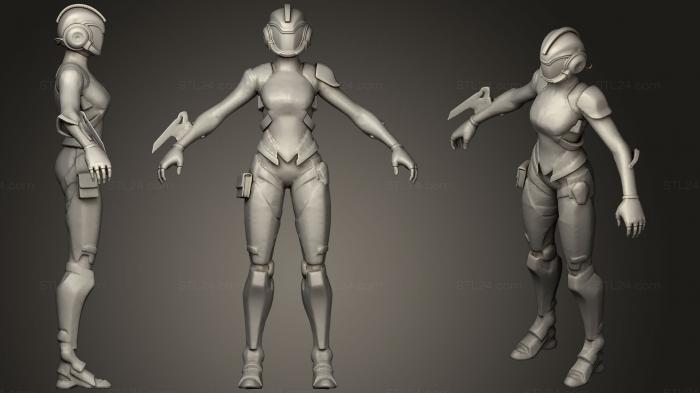 Figurines heroes, monsters and demons (the paradigm, STKM_1558) 3D models for cnc